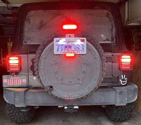 Off Road In Mind Jeep Wrangler Spare Tire Recovery Gear Box With Backup