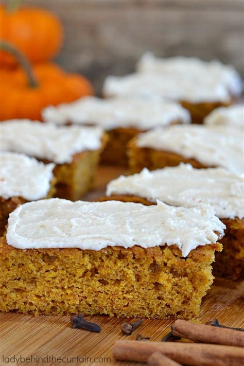 Easy To Make Classic Pumpkin Bars