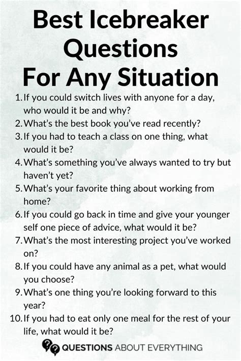 awesome icebreaker questions  spark conversations ice breaker