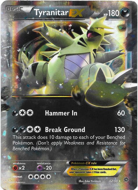 Tyranitar Ex Ancient Origins Pokemon Card Review Primetimepokemon