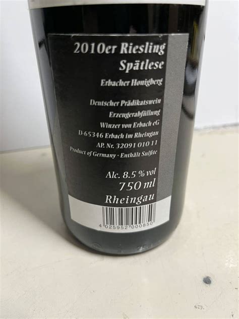 Yahoo Rheingau Winzer Von Erbach Riesling Spatlese