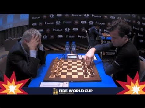 Vasyl Ivanchuk Vs Magnus Carlsen Fide World Cup Youtube