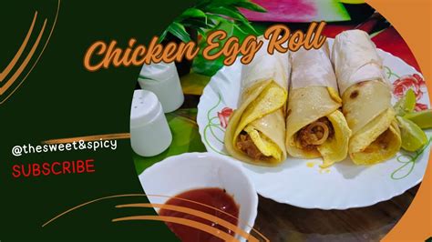 Chicken🍗roll।chicken Egg Roll।রেস্টুরেন্ট স্টাইলে চিকেন এগ🥚রোলhome