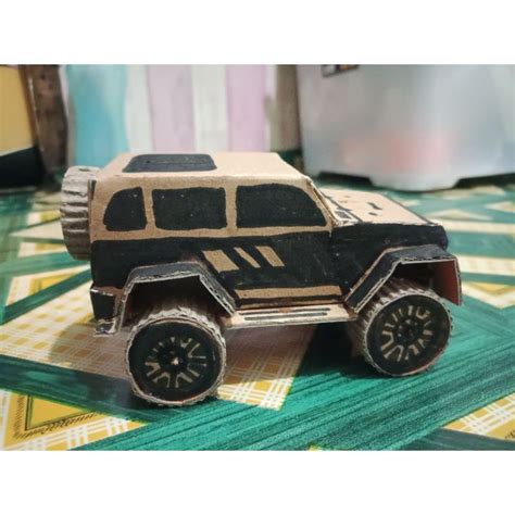 Jual Kerajinan Kardus Miniatur Mobil Kardus Prakarya Kardus DIY