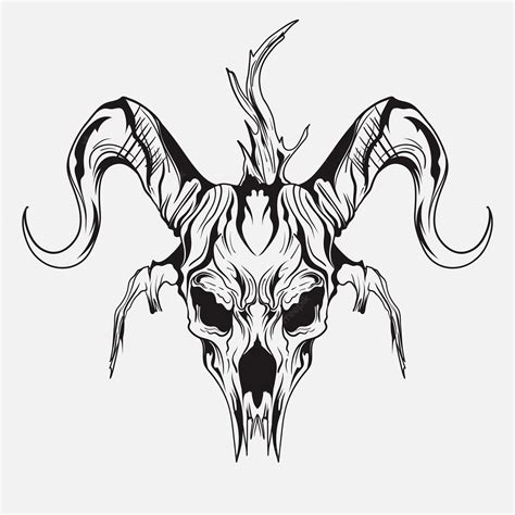 Goat Devil Tattoo