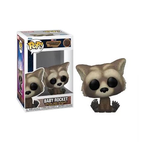 Guardianes De La Galaxia Rocket Bebé Figura Funko Pop Guardianes