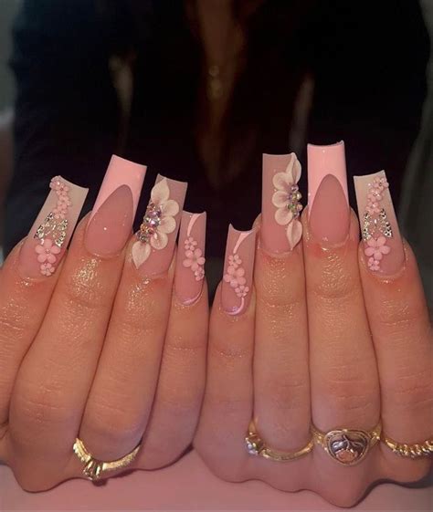 Pin By Miyah Babyy On Nailzz Acrylic Nails Coffin Pink Pink Acrylic