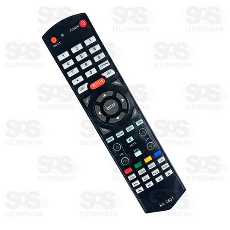 Controle Remoto Tv Cobia Lcd Led Smart Netflix Kapbom Ka