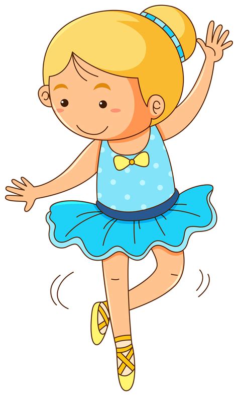 Dancing Girl Cartoon Image Glad Philis