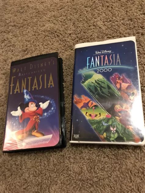 WALT DISNEY S MASTERPIECE Fantasia VHS 1991 Fantasia 2000 Set 5