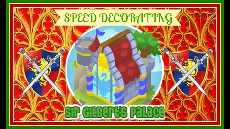 Animal Jam Speed Decorating Sir Gilberts Palace Youtube