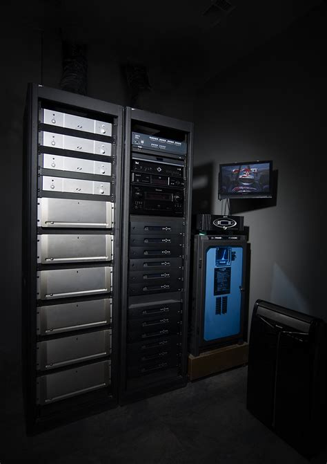 Custom Home Theater Equipment Rack - Innovative Home Media