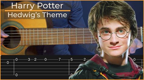 Harry Potter Hedwigs Theme Simple Guitar Tab Youtube