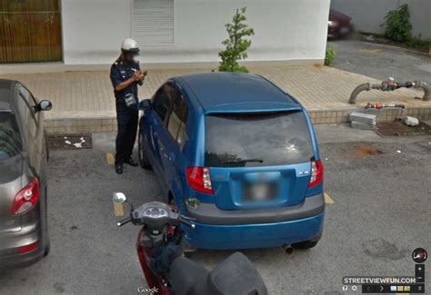 Here's a parking ticket. Enjoy your stay! - STREETVIEWFUN