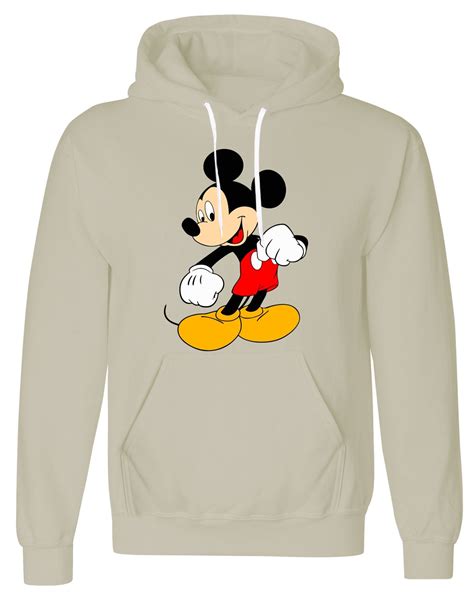 Disney Mickey Mouse Fleece Hoodie Mens Womens Classic Disney Sweatshirt