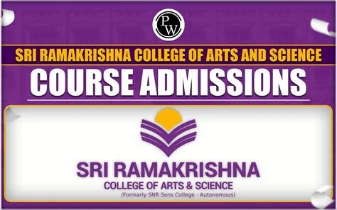 Sri Ramakrishna College Of Arts And Science Course Admissions 2025