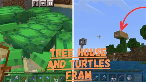 Minecraft Smp Tree House And Turtles Fram 😱 Youtube