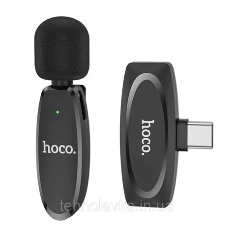 Купить Микрофон-петличка HOCO L15 Type-C Crystal Lavalier Wireless ...