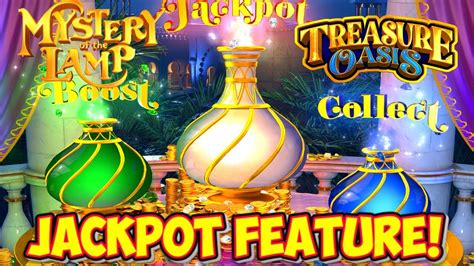 First Time Playing Mystery Of The Lamp Treasure Oasis Slot Machine