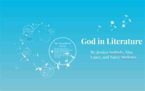 God In Literature By Nancy Medrano