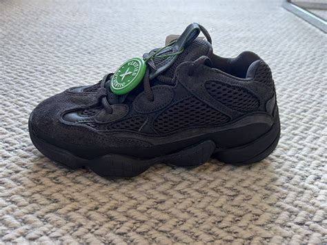 Buy Yeezy 500 Utility Black Sneakers Size Us 4 New With Box And Stock X