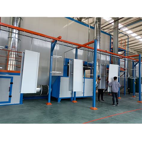 Automatic Powder Spraying Coating Line With Pretreatment Washers Tanks