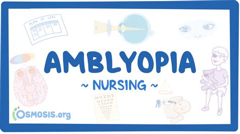 Amblyopia Nursing Video And Causes Osmosis