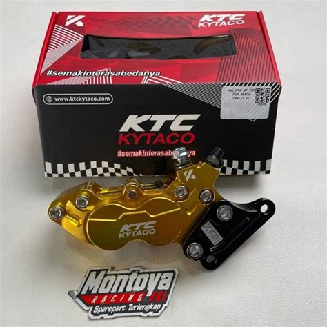 Jual Kaliper KTC Kytaco Aerox 4 Piston CRM 11 Gold Di Lapak Montoya