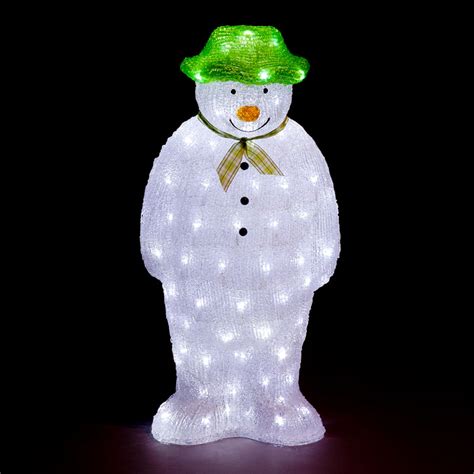 Lumineo Led Acrylic Santa With Sled