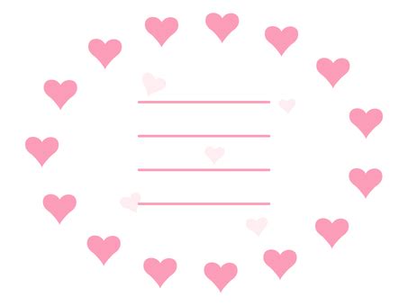 Pink Heart Border Clip Art