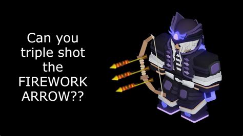 Can You Triple Shot A Firework Arrow Roblox Bedwars Youtube