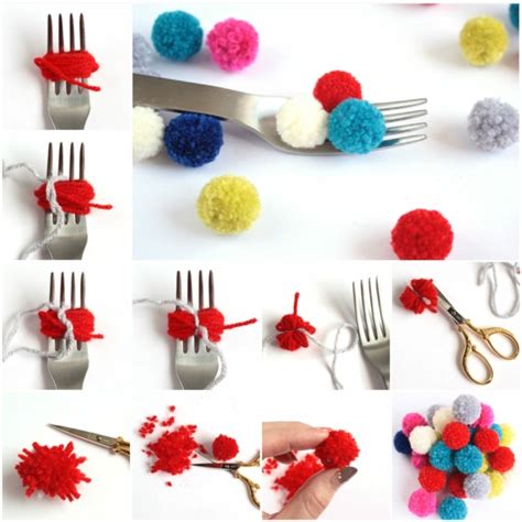 Comment Faire Des Pompons Avec Une Fourchette Jennifer Brown