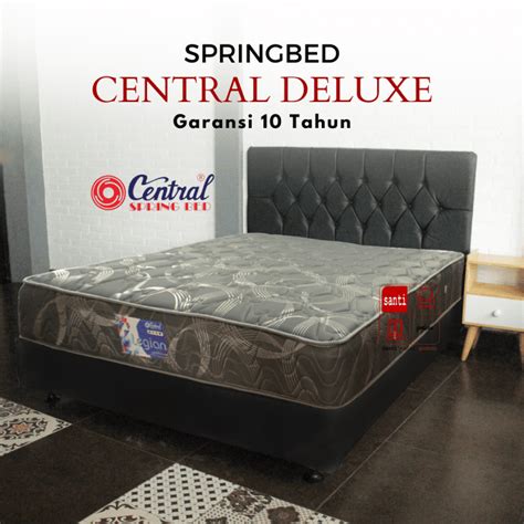 Springbed Central Deluxe Full Set Santi Mebel Jogja