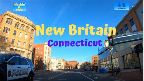 New Britain Ct Drive Thru New Britain Connecticut 4k Travel Video