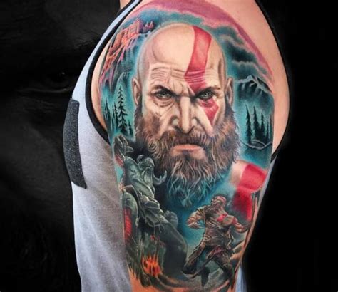 Kratos Tattoos: Unleash the Power of the God of War | Art and Design