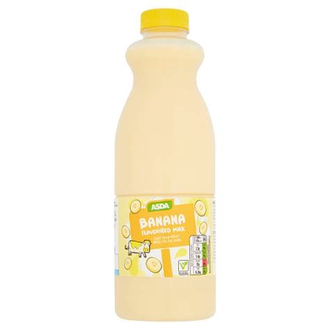 Asda Banana Flavoured Milk Litre Really Good Culture