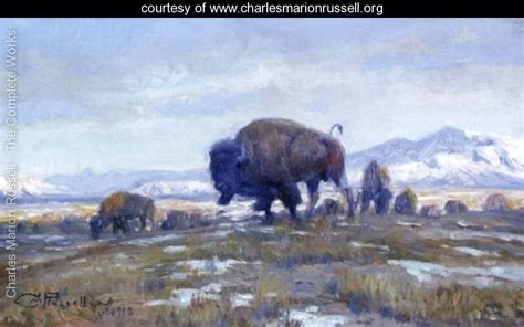 Buffalo Herd Charles Marion Russell