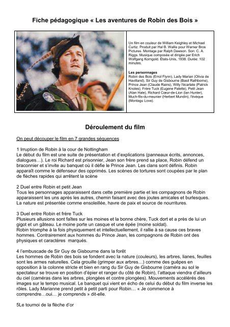 Robin Des Bois Livre Pdf