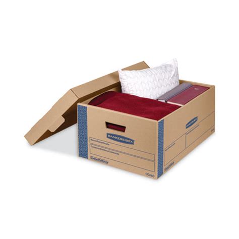 Smoothmove Prime Moving Storage Boxes Lift Off Lid Half Slotted