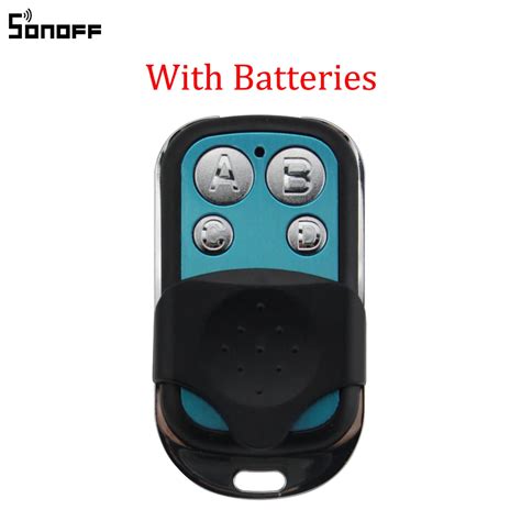 Sonoff 433MHz 4 Channel RF Remote Controller ABCD 4 Buttons For Sonoff