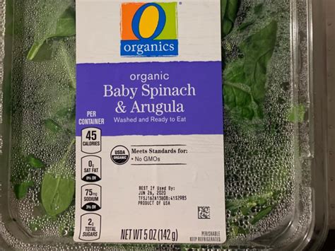 Baby Spinach Arugula Nutrition Facts Eat This Much