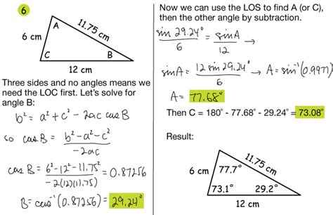 How To Find Missing Angles In A Triangle Using Trig Step 3 Calculate Adjacent Hypotenuse