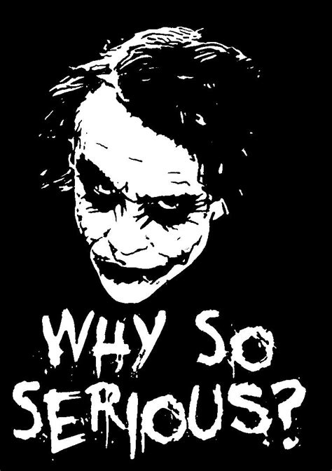 The Joker Stencil Why So Serious