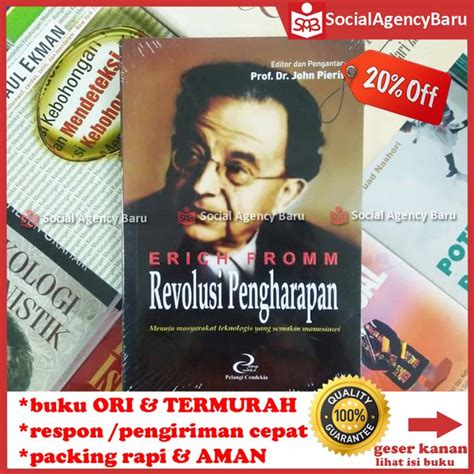 Jual Revolusi Pengharapan Erich Fromm Di Lapak Social Agency Baru