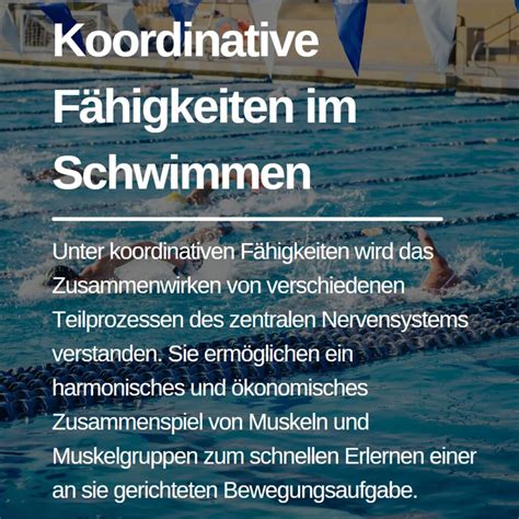 Koordinative F Higkeiten Im Schwimmen Swim Coach J Rn