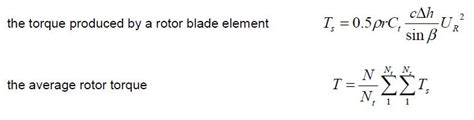 Haw Calculate Torqe And Rotation Speed For Diffrend Wind Velocities In Darrieus Turbine