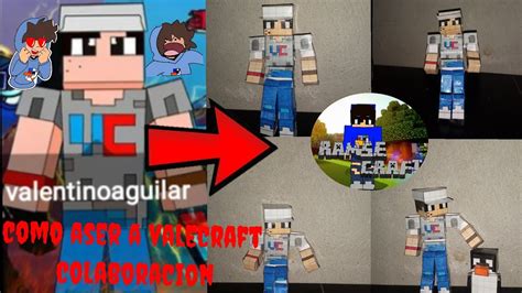 Colaboracion Con Valecraft Como Aser Su Skin El Que No Me Siga Es Fan