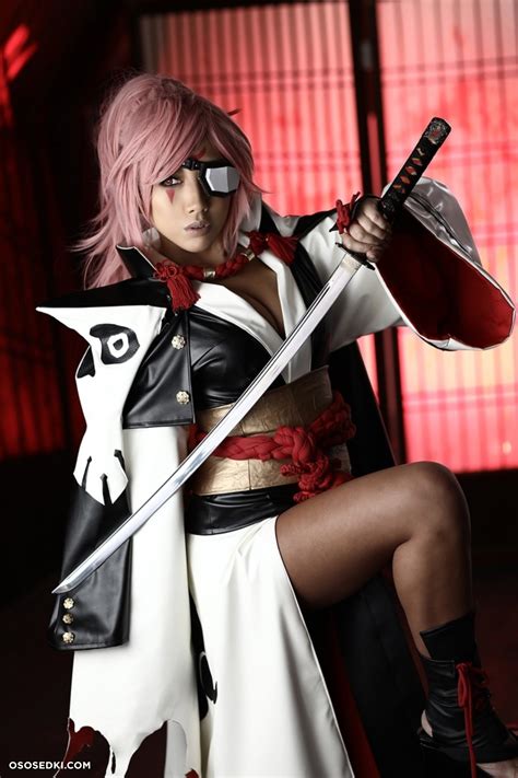 Nonsummerjack Guilty Gear Baiken Naked Cosplay Asian 97 Photos