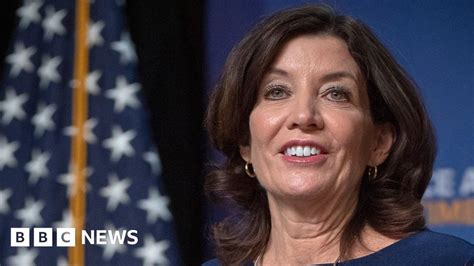 Kathy Hochul Who Is New Yorks First Female Governor Bbc News