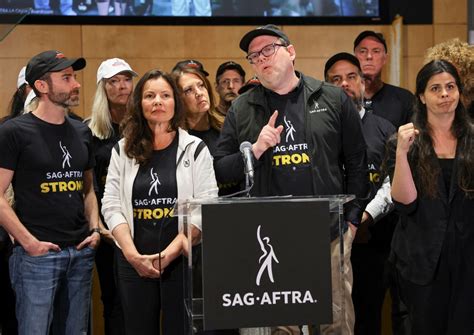 Hollywood Actors To Go On Strike Join Writers On Picket Lines